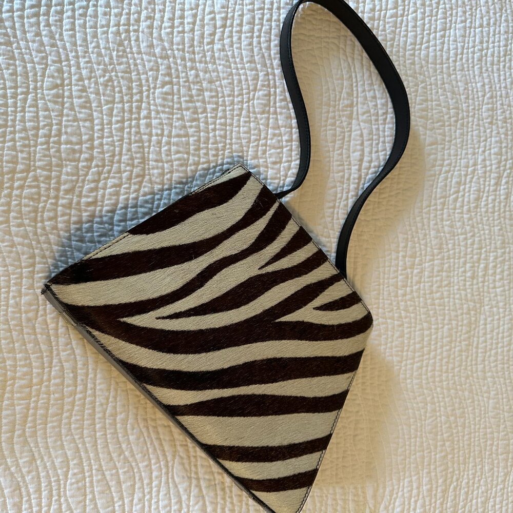 Vintage Animal Print Shoulder Bag